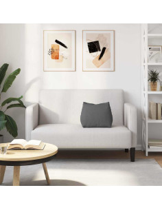 Cuscino per Schiena Grigio scuro 45 x 20 x 35 cm Tessuto