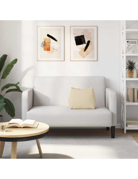 Cuscino per Schiena Crema 45 x 20 x 35 cm Tessuto