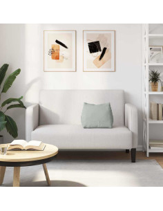 Cuscino per Schiena Grigio chiaro 45 x 20 x 35 cm