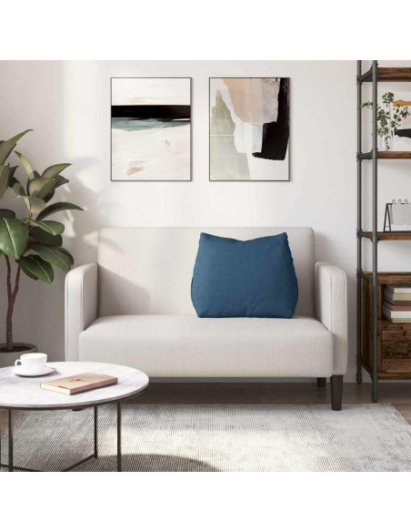 Cuscino per Schiena Blu 60 x 20 x 50 cm Tessuto