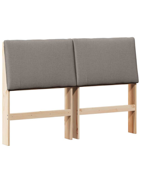 Testiera imbottita Talpa 160 cm Pino massello