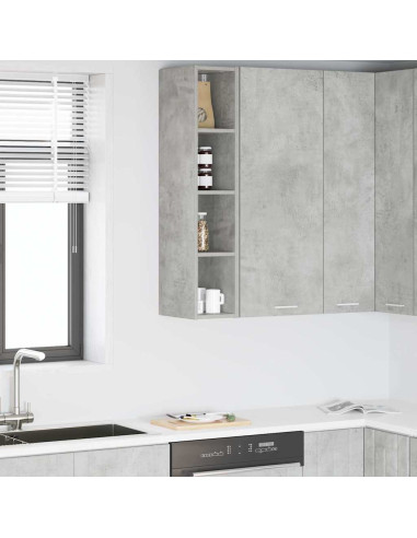 Armadio pensile Riga Grigio cemento 20 x 29,5 x 100 cm