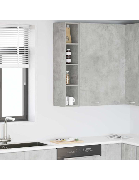 Armadio pensile Riga Grigio cemento 20 x 29,5 x 100 cm