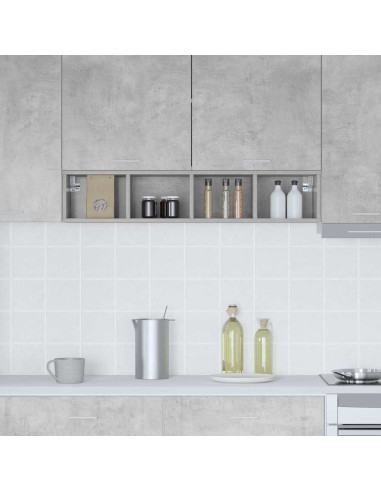 Armadio pensile Riga Grigio cemento 20 x 29,5 x 100 cm