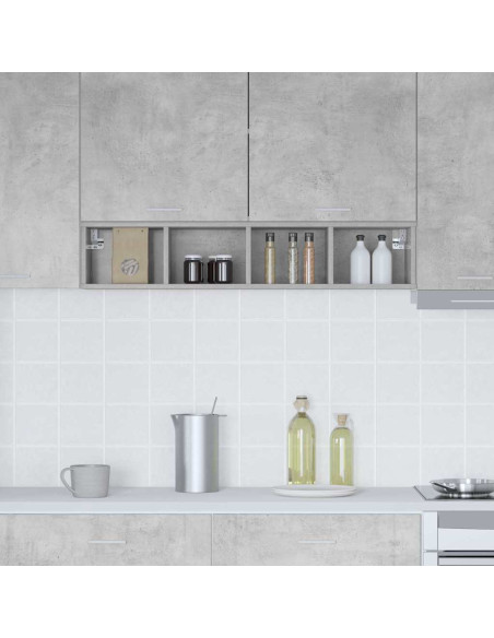 Armadio pensile Riga Grigio cemento 20 x 29,5 x 100 cm