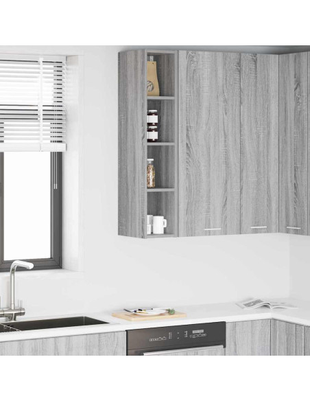 Armadio pensile Riga Grigio Sonoma 20 x 29,5 x 100 cm