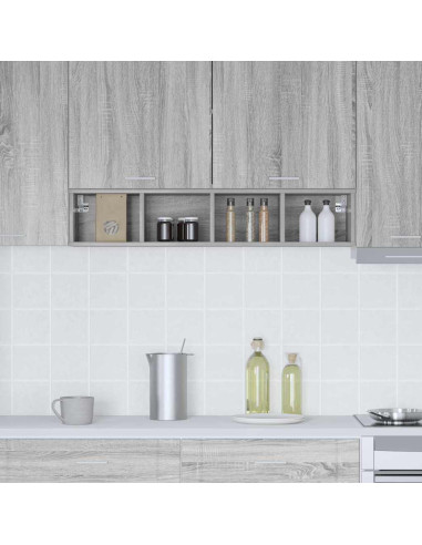 Armadio pensile Riga Grigio Sonoma 20 x 29,5 x 100 cm