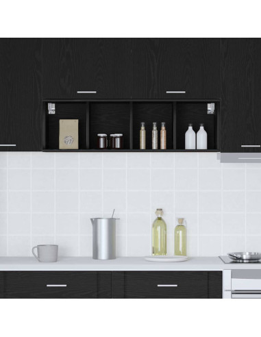 Armadio pensile Riga Rovere Nero 30 x 29,5 x 100 cm