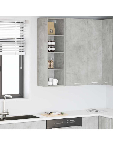 Armadio pensile Riga Grigio cemento 30 x 29,5 x 100 cm