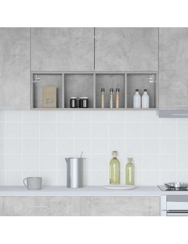 Armadio pensile Riga Grigio cemento 30 x 29,5 x 100 cm