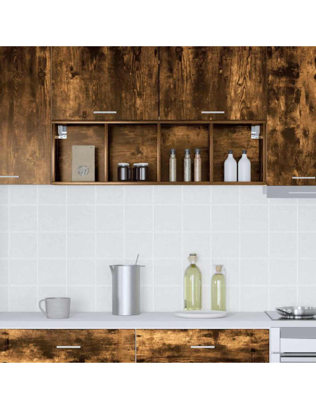 Armadio pensile Riga Rovere fumé 30 x 29,5 x 100 cm