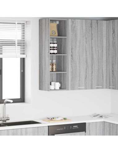 Armadio pensile Riga Grigio Sonoma 30 x 29,5 x 100 cm