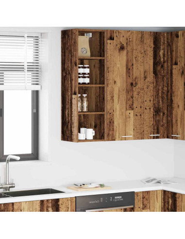 Armadio pensile Riga Legno vecchio 30 x 29,5 x 100 cm