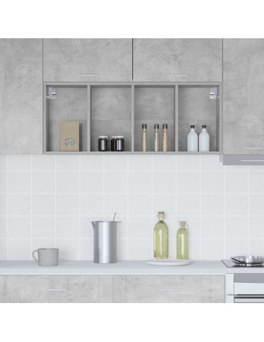 Armadio pensile Riga Grigio cemento 40 x 29,5 x 100 cm