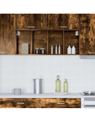 Armadio pensile Riga Rovere fumé 40 x 29,5 x 100 cm