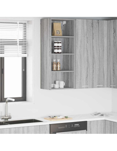 Armadio pensile Riga Grigio Sonoma 40 x 29,5 x 100 cm