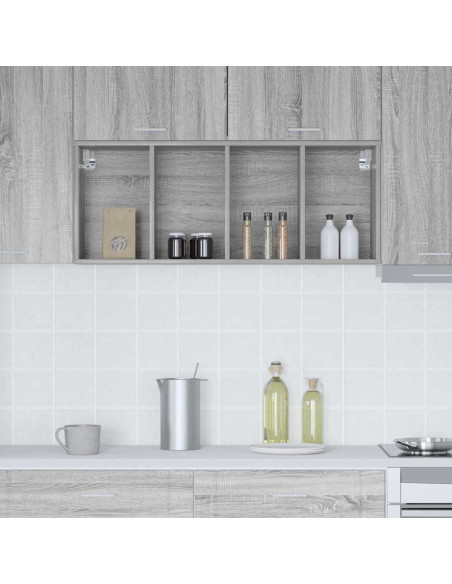 Armadio pensile Riga Grigio Sonoma 40 x 29,5 x 100 cm