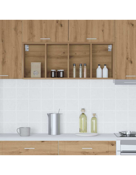 Armadio pensile Riga Rovere artigianale 40 x 29,5 x 100 cm