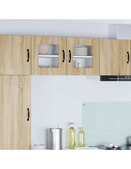 Pensile cucina con porta 2 pcs Rovere Sonoma 40 x 31 x 40 cm