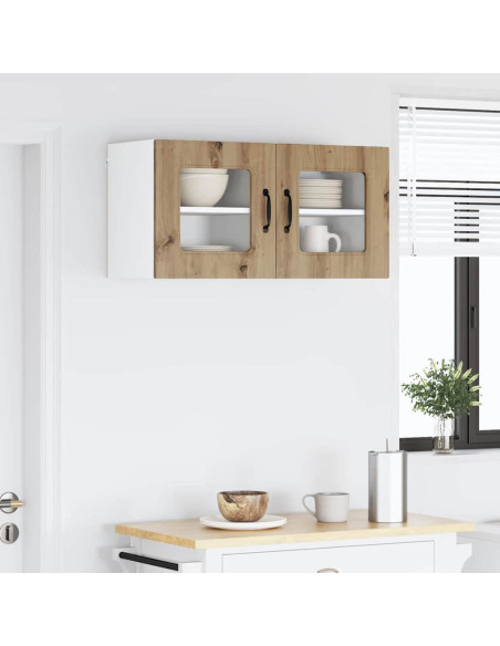 Pensile cucina con porta Rovere artigianale 40 x 31 x 40 cm