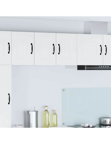 Pensile cucina 2 pcs Bianco 30 x 31 x 40 cm Legno multistrato