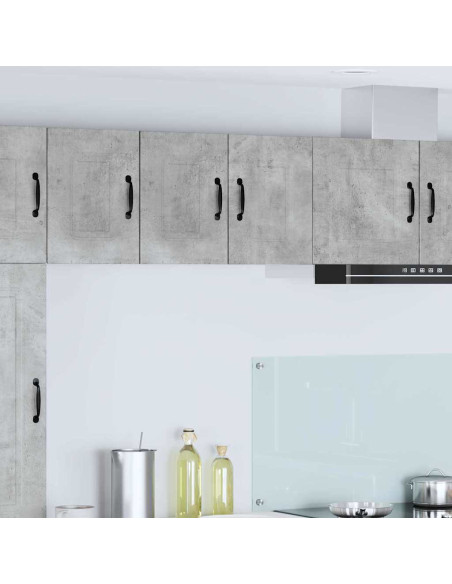 Pensile cucina con porta 2 pcs Grigio cemento 30 x 31 x 40 cm