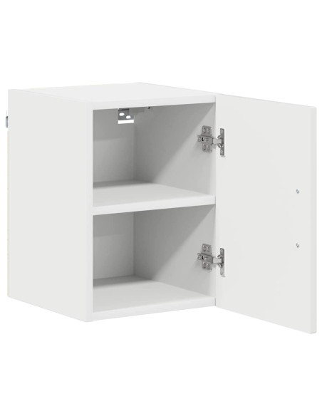 Pensile cucina con porta 2 pcs Bianco Lucido 30 x 31 x 40 cm