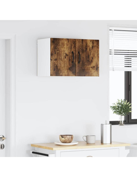 Pensile cucina con porta 2 pcs Rovere fumé 30 x 31 x 40 cm