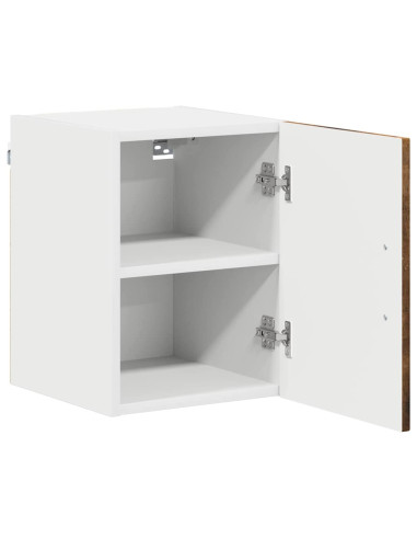 Pensile cucina con porta 2 pcs Rovere fumé 30 x 31 x 40 cm