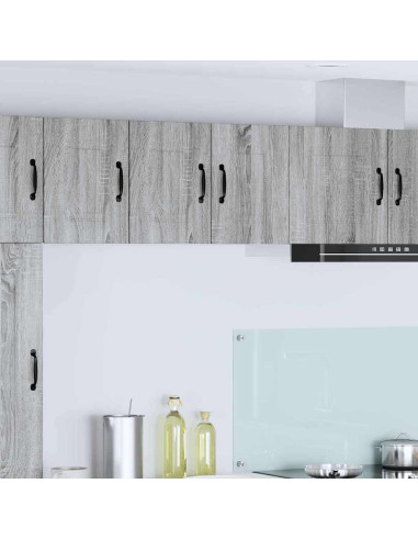 Pensile cucina con porta 2 pcs Grigio Sonoma 30 x 31 x 40 cm