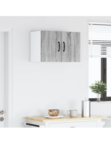 Pensile cucina con porta 2 pcs Grigio Sonoma 30 x 31 x 40 cm