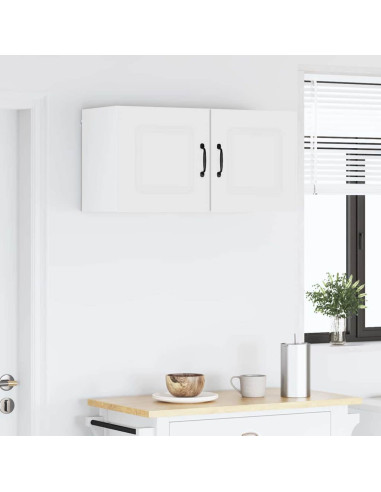 Pensile cucina 2 pcs Bianco 40 x 31 x 40 cm Legno multistrato