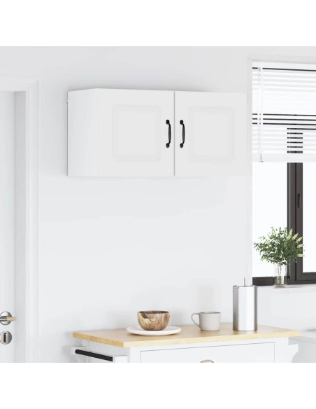 Pensile cucina 2 pcs Bianco 40 x 31 x 40 cm Legno multistrato