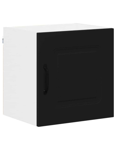 Pensile cucina 2 pcs Nero 40 x 31 x 40 cm Legno multistrato