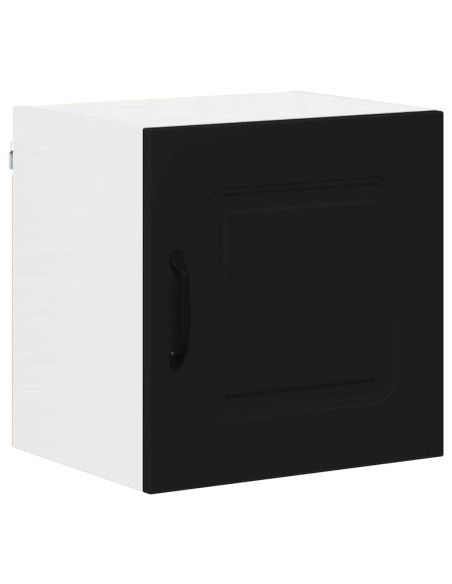 Pensile cucina 2 pcs Nero 40 x 31 x 40 cm Legno multistrato