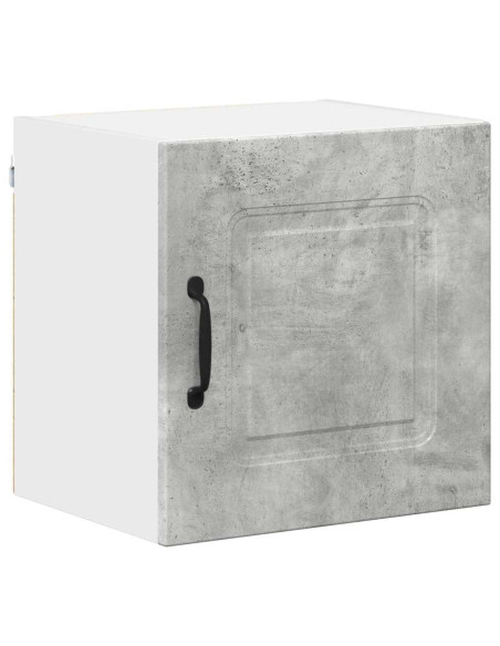 Pensile cucina con porta 2 pcs Grigio cemento 40 x 31 x 40 cm