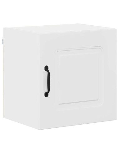 Pensile cucina con porta 2 pcs Bianco Lucido 40 x 31 x 40 cm