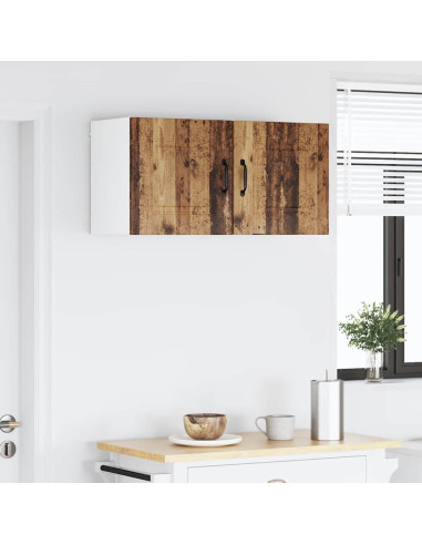 Pensile cucina con porta 2 pcs Legno vecchio 40 x 31 x 40 cm