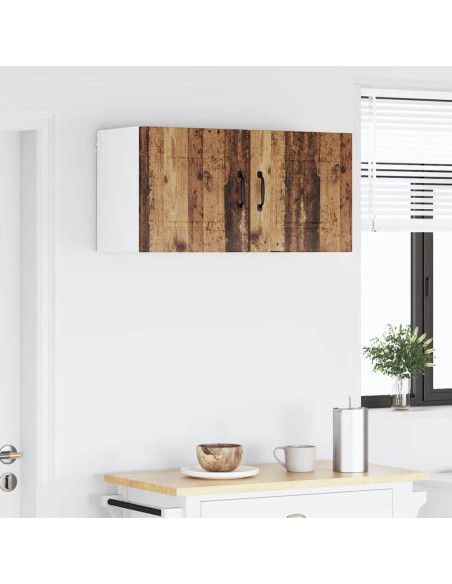 Pensile cucina con porta 2 pcs Legno vecchio 40 x 31 x 40 cm