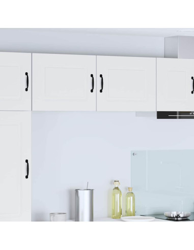 Pensile cucina 2 pcs Bianco 50 x 31 x 40 cm Legno multistrato