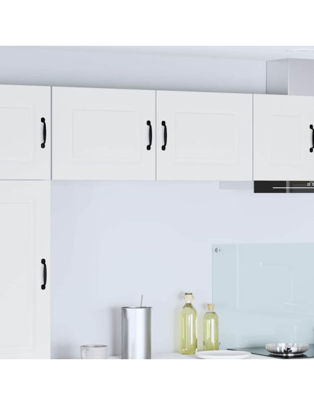 Pensile cucina 2 pcs Bianco 50 x 31 x 40 cm Legno multistrato