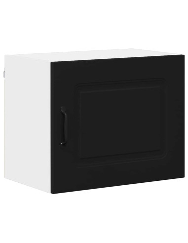 Pensile cucina 2 pcs Nero 50 x 31 x 40 cm Legno multistrato