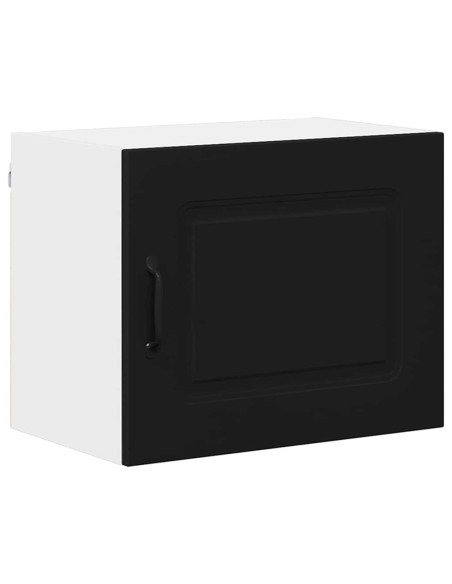 Pensile cucina 2 pcs Nero 50 x 31 x 40 cm Legno multistrato