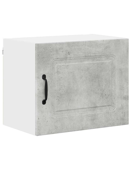 Pensile cucina con porta 2 pcs Grigio cemento 50 x 31 x 40 cm