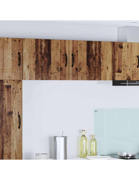 Pensile cucina con porta 2 pcs Legno vecchio 50 x 31 x 40 cm