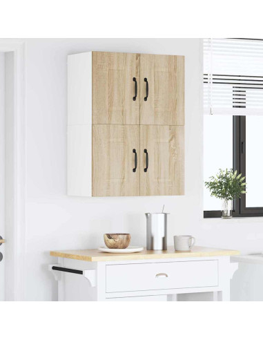 Pensile cucina con porta 2 pcs Rovere Sonoma 60 x 31 x 40 cm