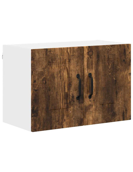 Pensile cucina con porta 2 pcs Rovere fumé 60 x 31 x 40 cm