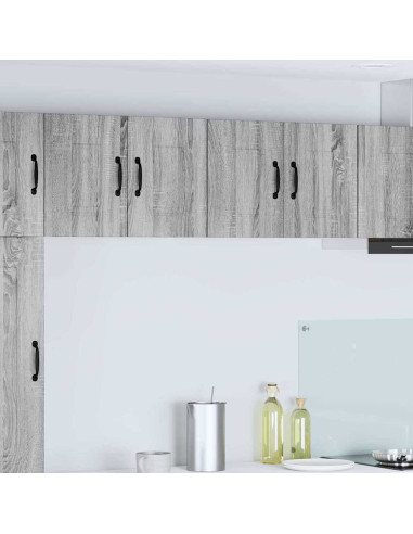 Pensile cucina con porta 2 pcs Grigio Sonoma 60 x 31 x 40 cm