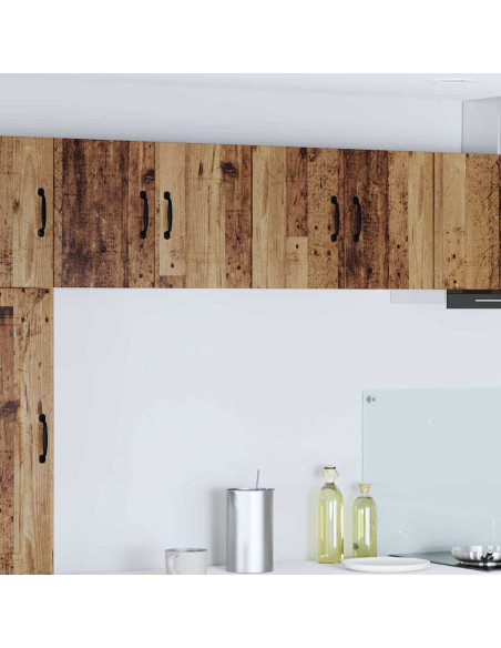 Pensile cucina con porta 2 pcs Legno vecchio 60 x 31 x 40 cm