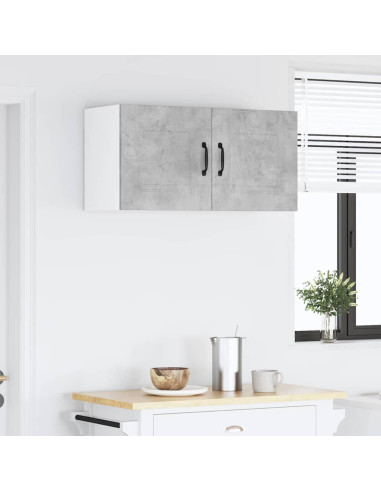 Pensile cucina Grigio cemento 80 x 31 x 40 cm Legno multistrato